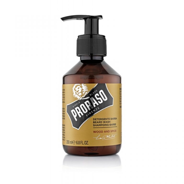 shampoing à barbe proraso wood and spice