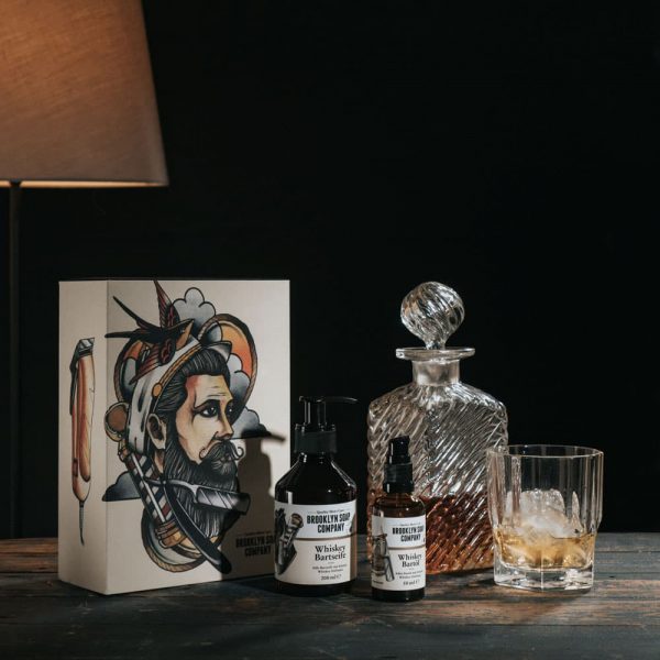 Whisky box Brooklyn Soap Company Edition limitée Le coin du barbier